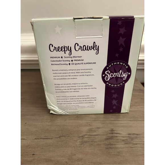 NIB Scentsy Creepy Crawly Premium Warmer with bulb never been used Halloween spi - Picture 5 of 5